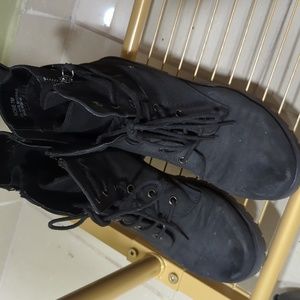 Dunes Combat Boots - Adult 7 - Black